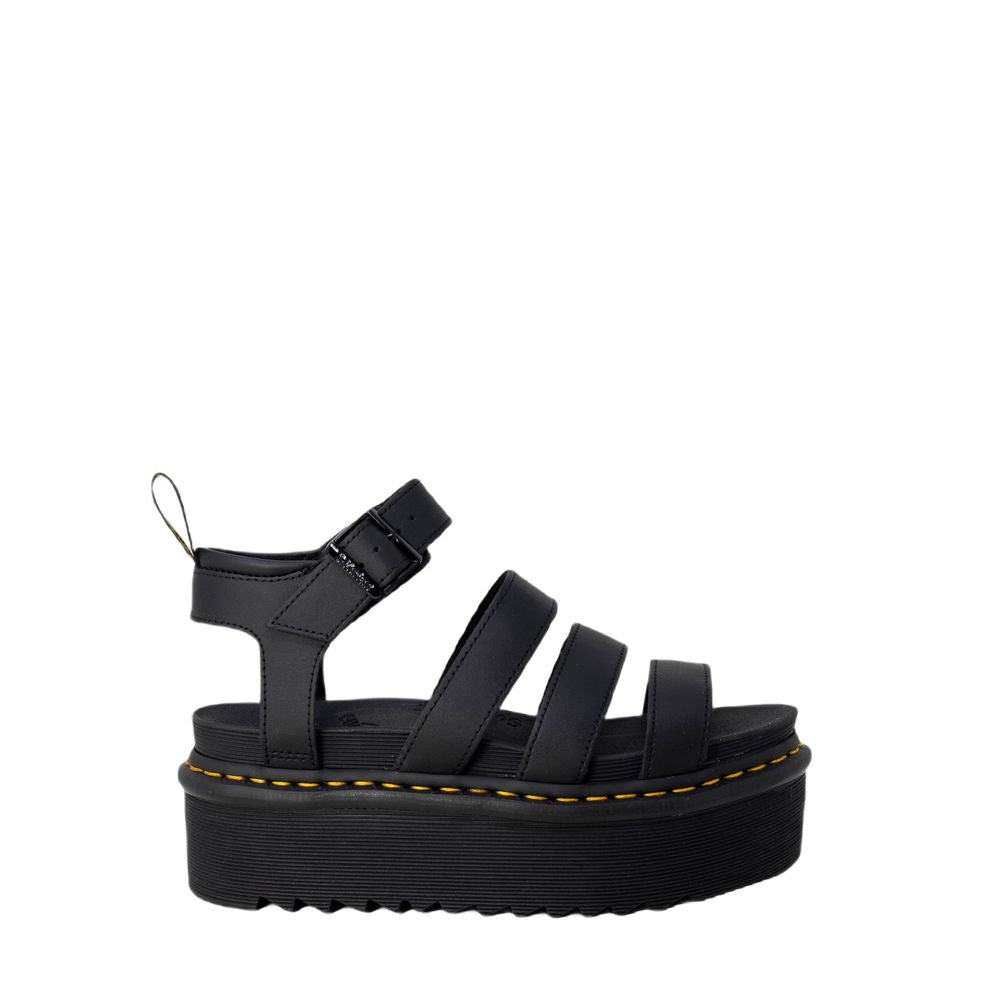 Dr. Martens Black Leather Platform