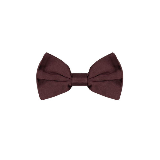 Dolce & Gabbana Burgundy Silk Bowty
