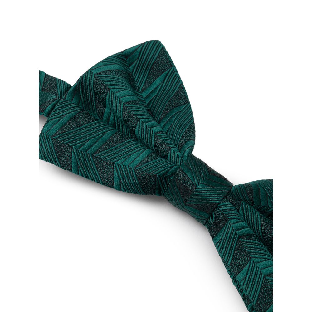 Dolce & Gabbana Green Silk Bowty