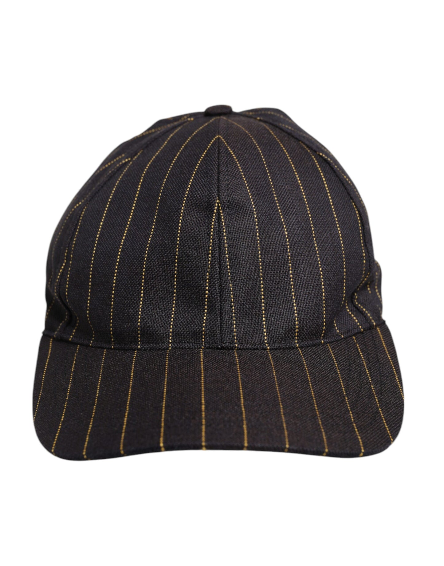 Dolce & Gabbana Brown Stripes Cotton 6 Panels Baseball Cap
