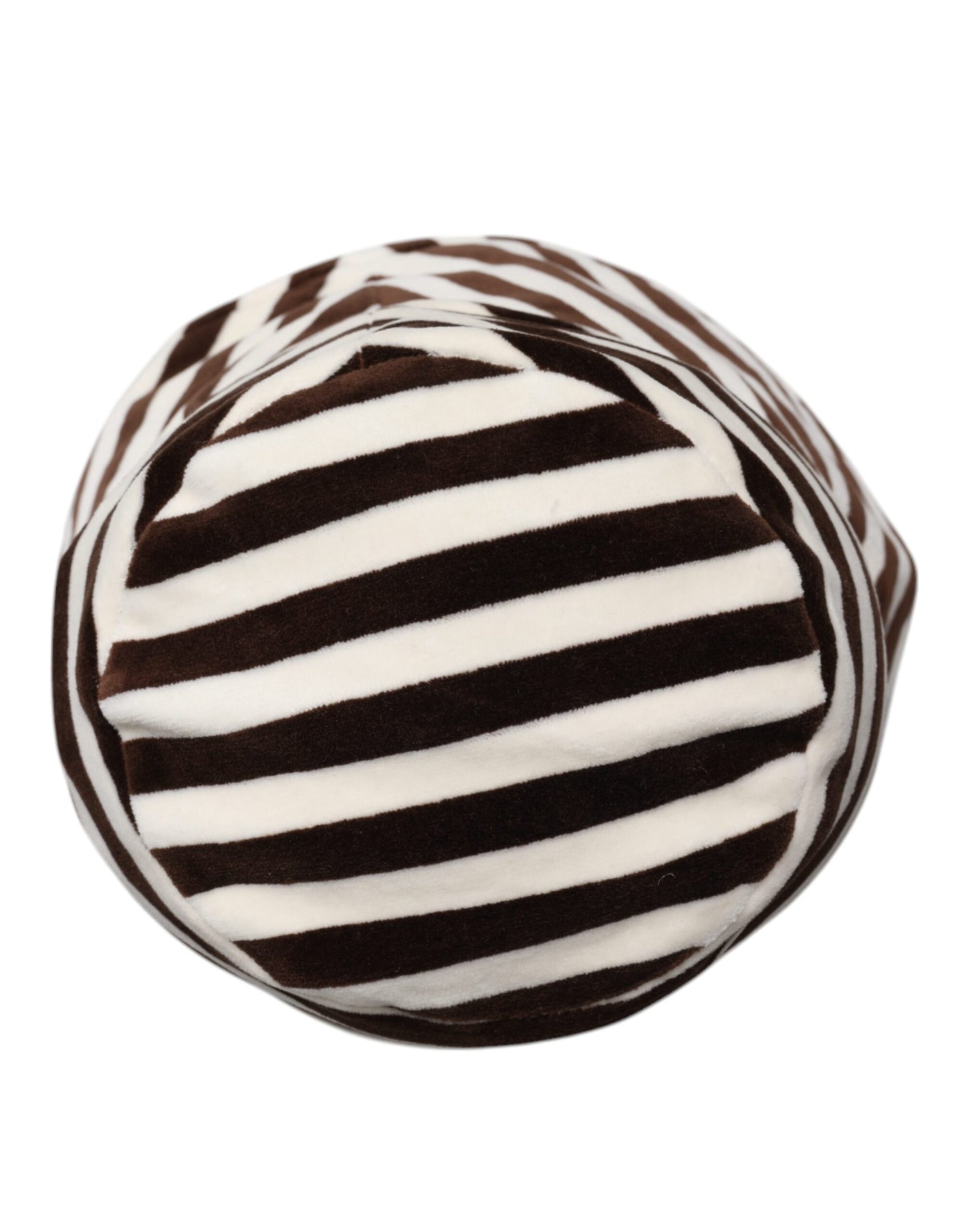 Dolce & Gabbana Black White Stripes Cotton Bucket Cap