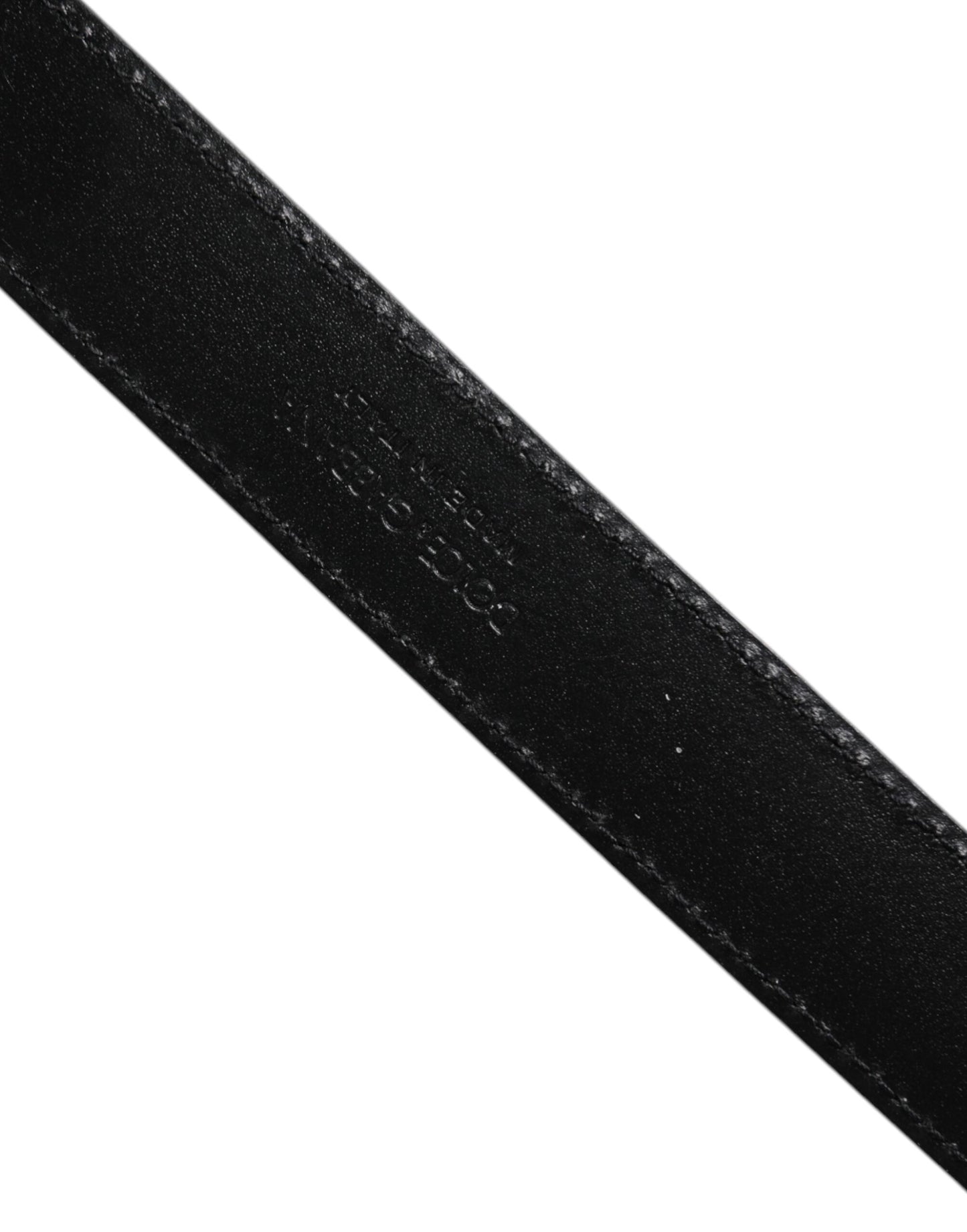 Dolce & Gabbana Brown Exotic Leather Classic Metal Buckle Belt