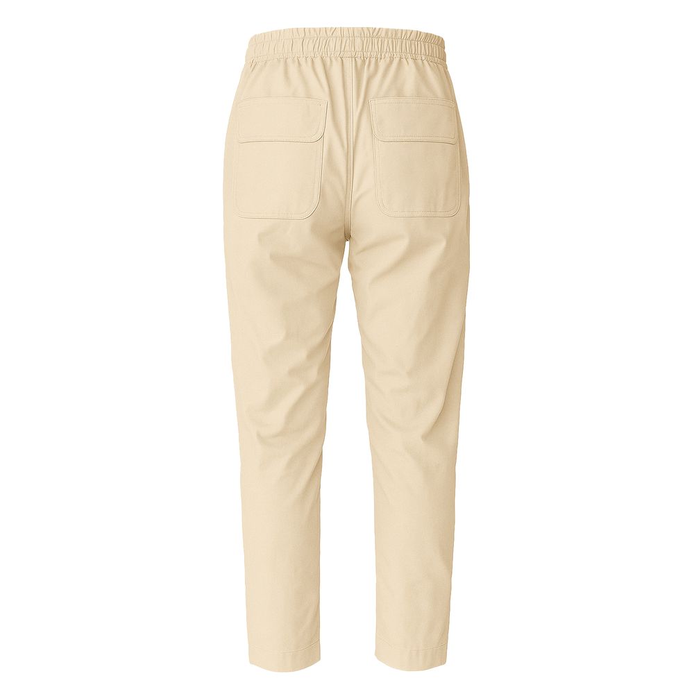 Alpha Studio Beige Cotton Jeans & Pant