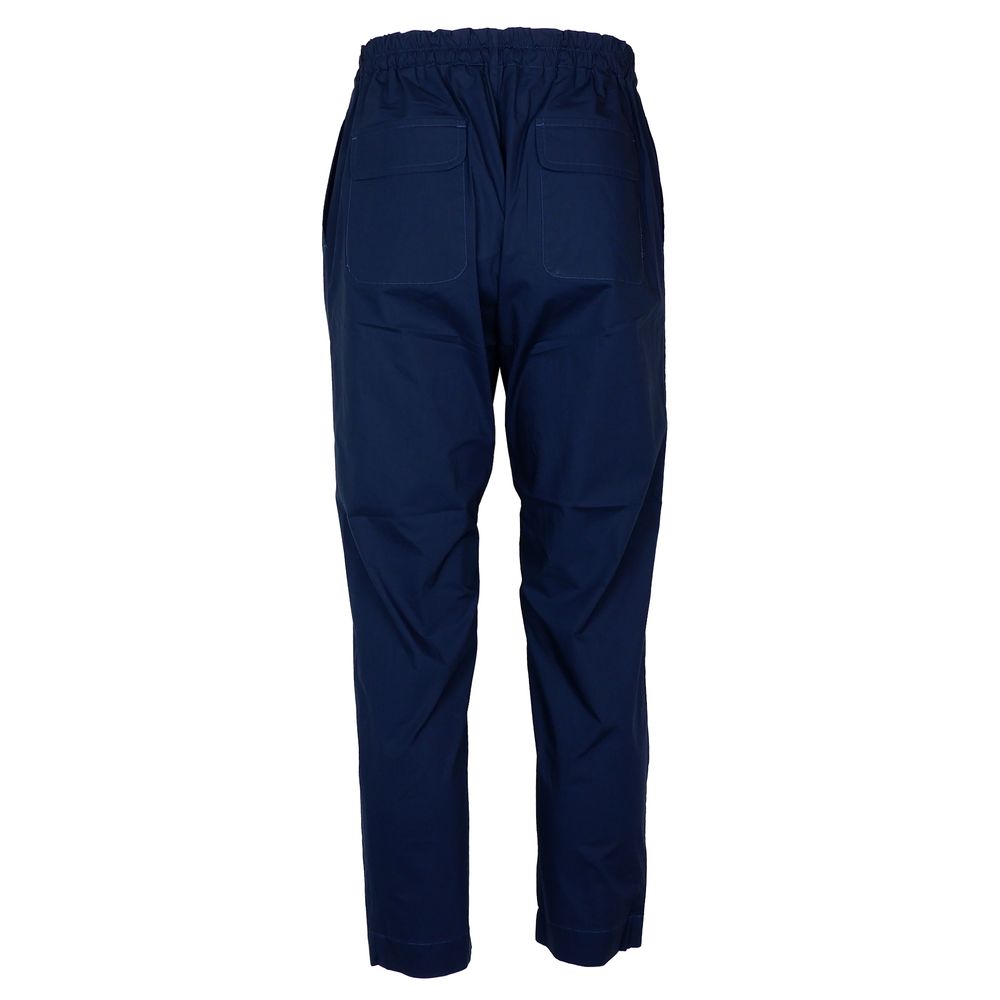 Alpha Studio Blue Cotton Jeans & Pant