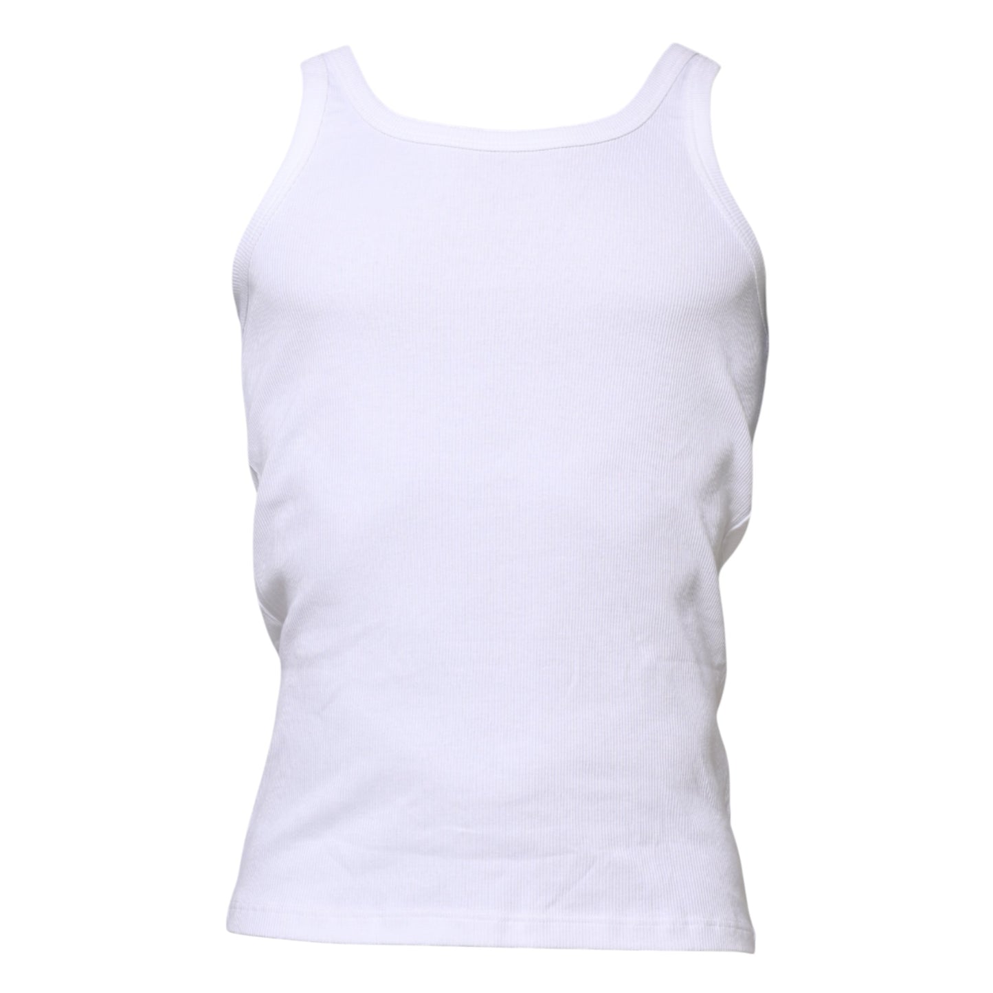 Dolce & Gabbana White Cotton Sleeveless Underwear Tank T-shirt