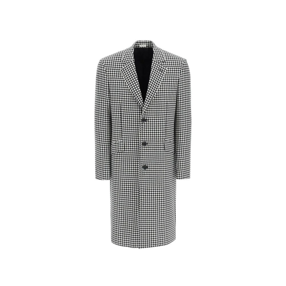 Alexander McQueen Pied-De-Poule Wool Coat