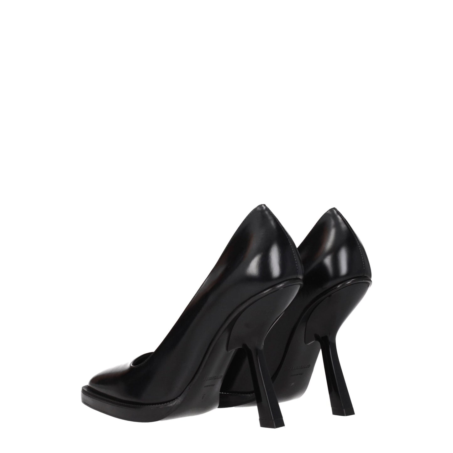 Salvatore Ferragamo Black Leather Broch