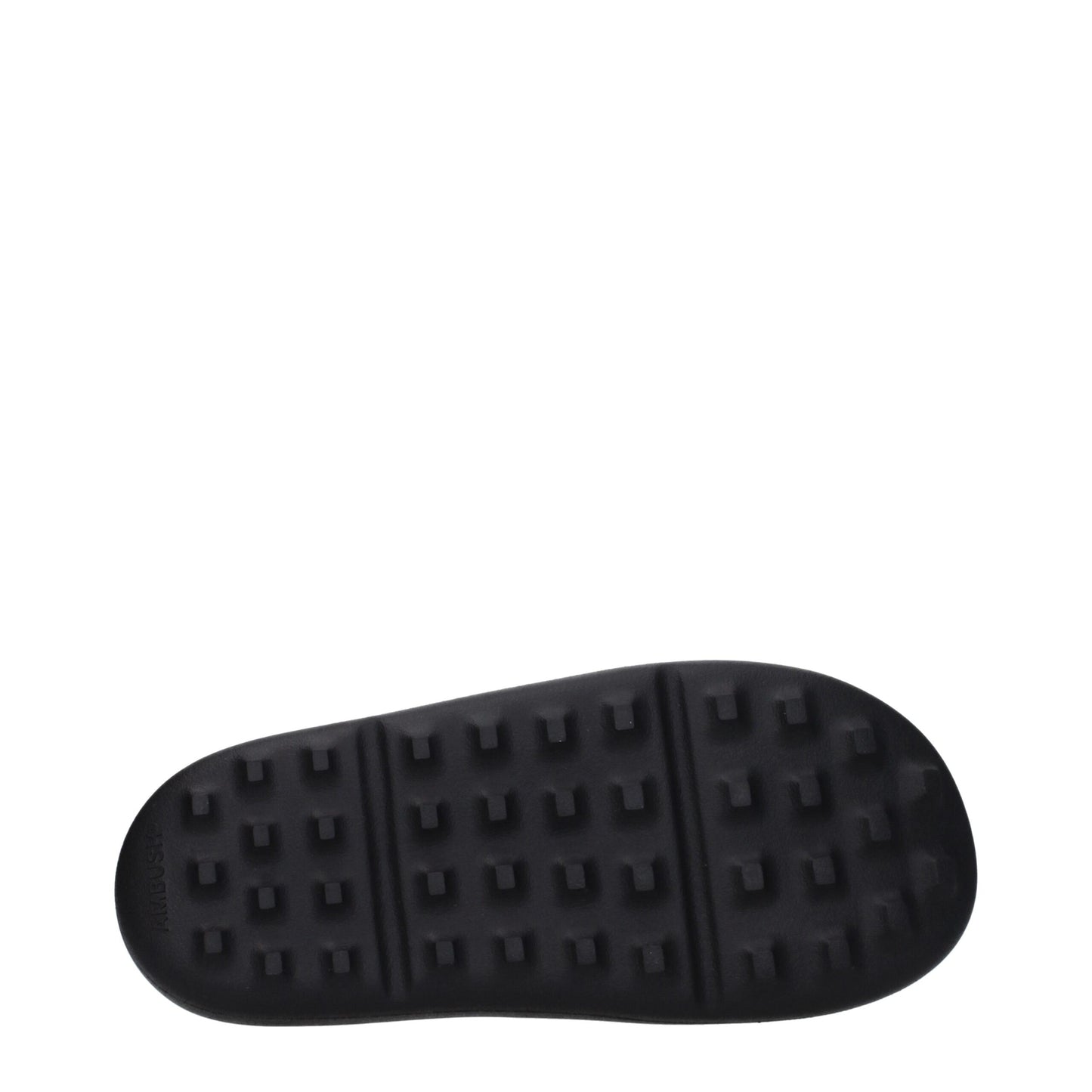 Ambush Black Cotton Slippers Sandals
