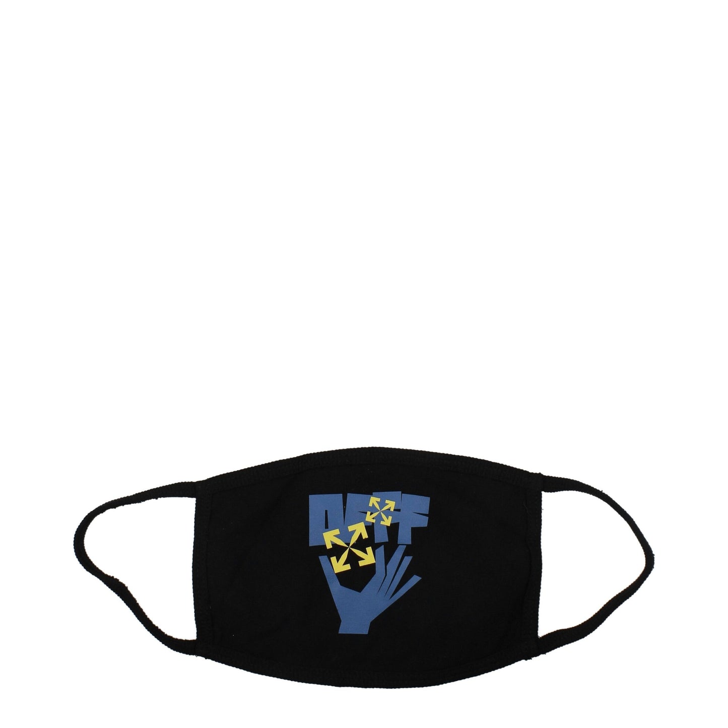 Off-White Black Cotton Facemasks