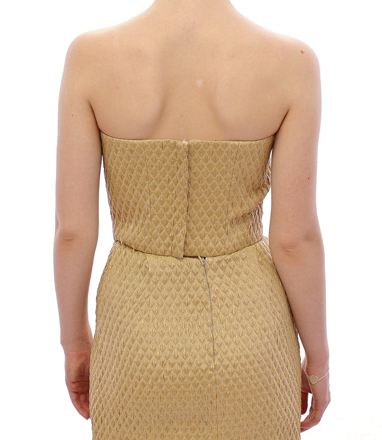 Andrea Incontri Beige Silk Cami Tank Top