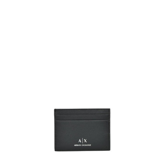 Armani Exchange Black Leather Cardholder