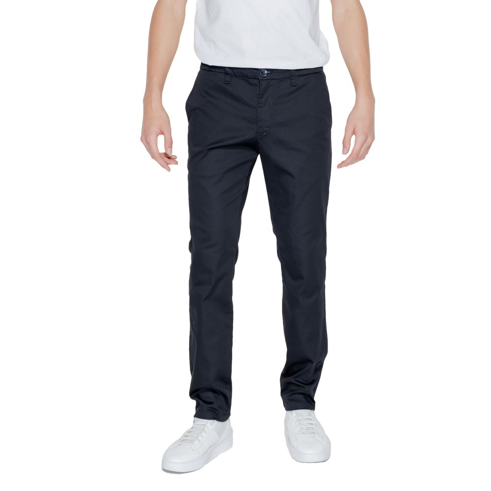 Armani Exchange Black Cotton Pant