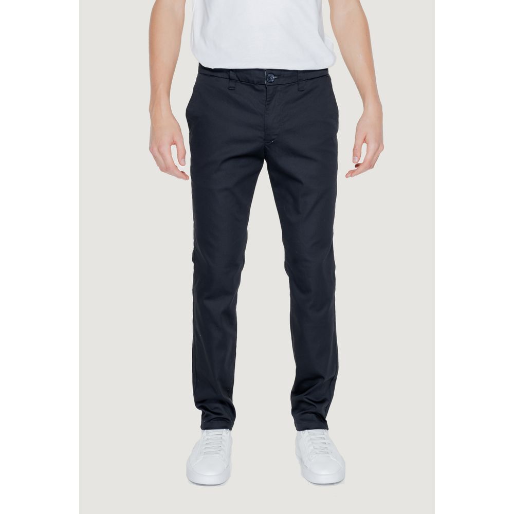 Armani Exchange Black Cotton Pant