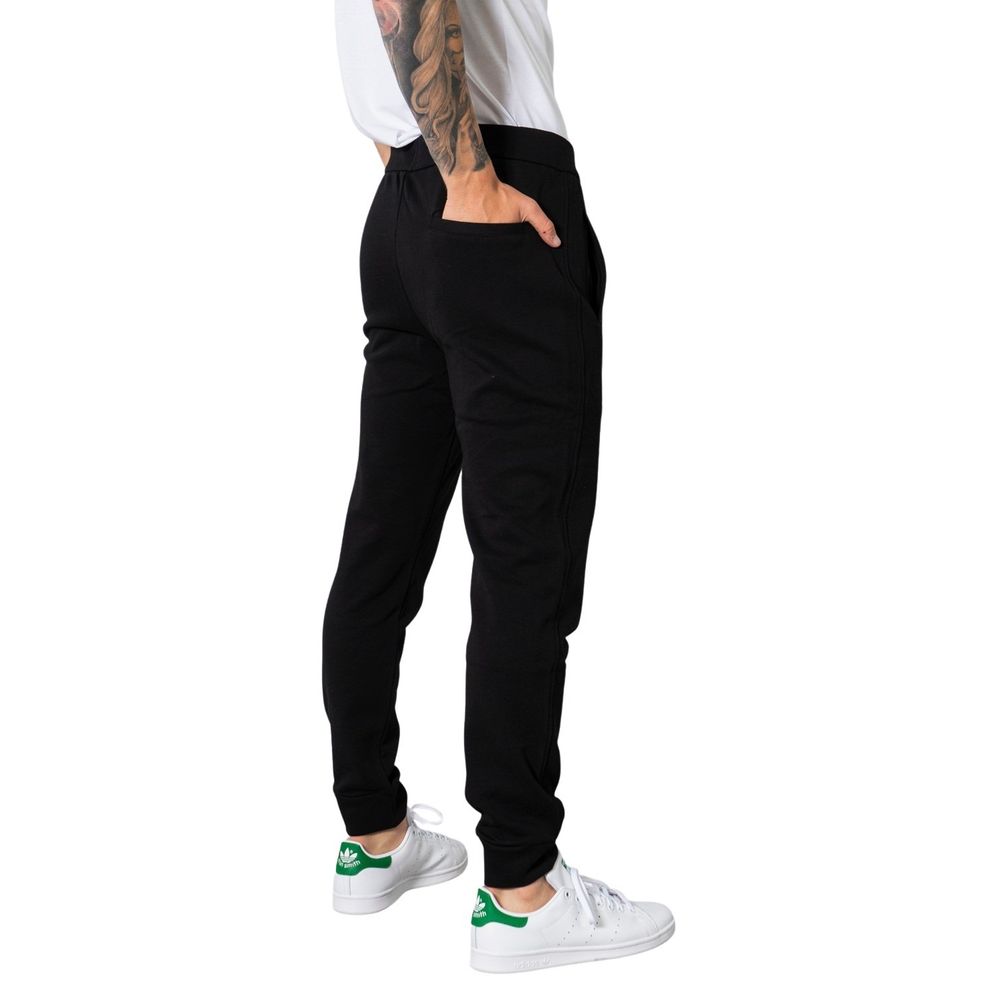 Armani Exchange Black Cotton Joggers Workout Pant