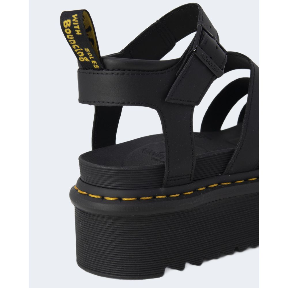 Dr. Martens Black Leather Platform