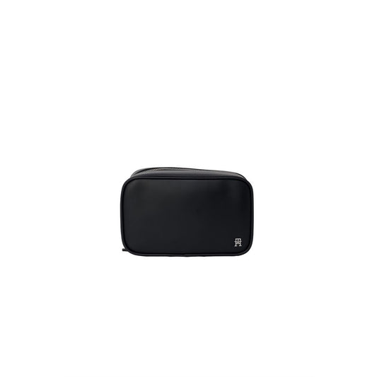 Tommy Hilfiger Black Leather Clutch Bag