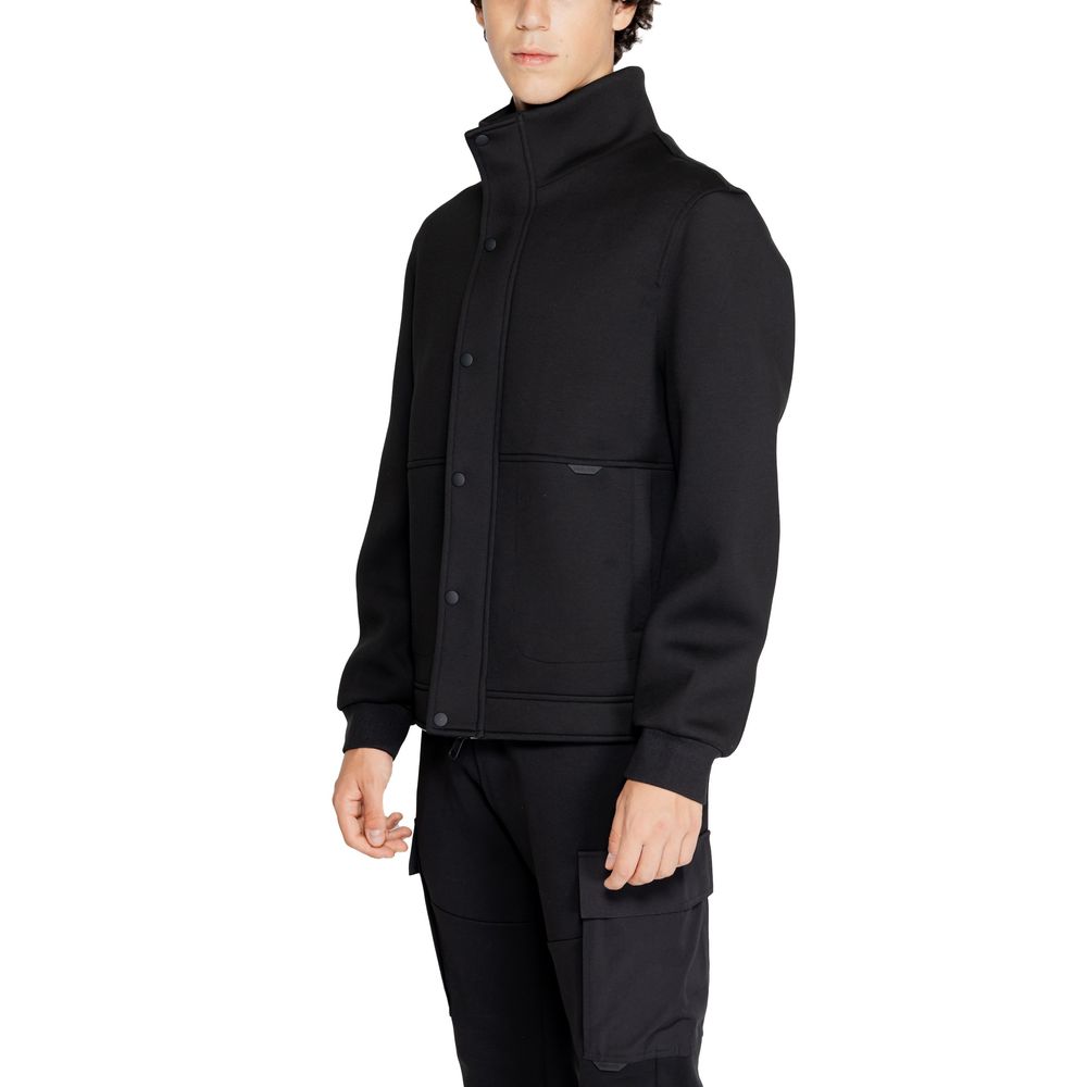 Antony Morato Black Polyester Jackets & Coat