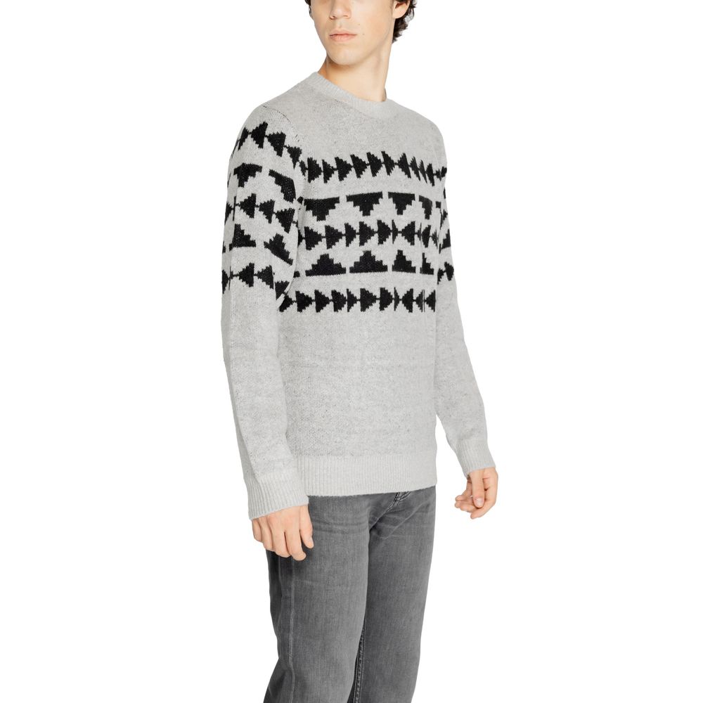 Antony Morato Gray Marabou Sweater