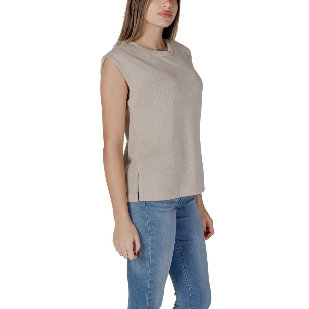 B.Young Beige Viscose Tank Top