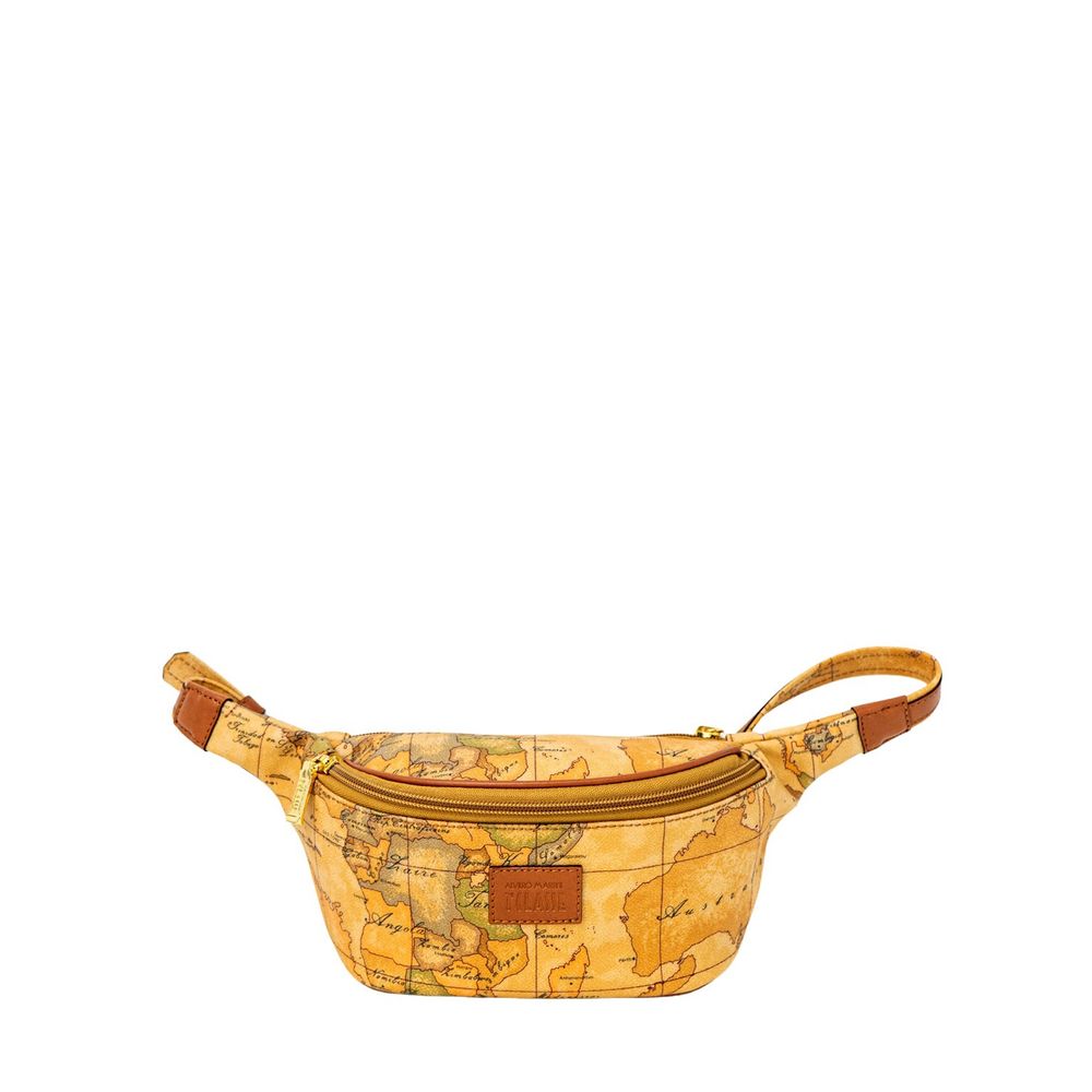 Alviero Martini Prima Classe Beige Leather Belt Bag