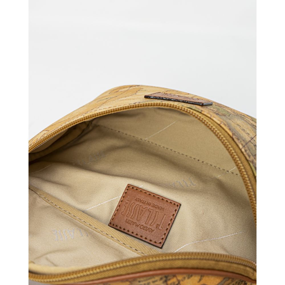 Alviero Martini Prima Classe Beige Leather Belt Bag