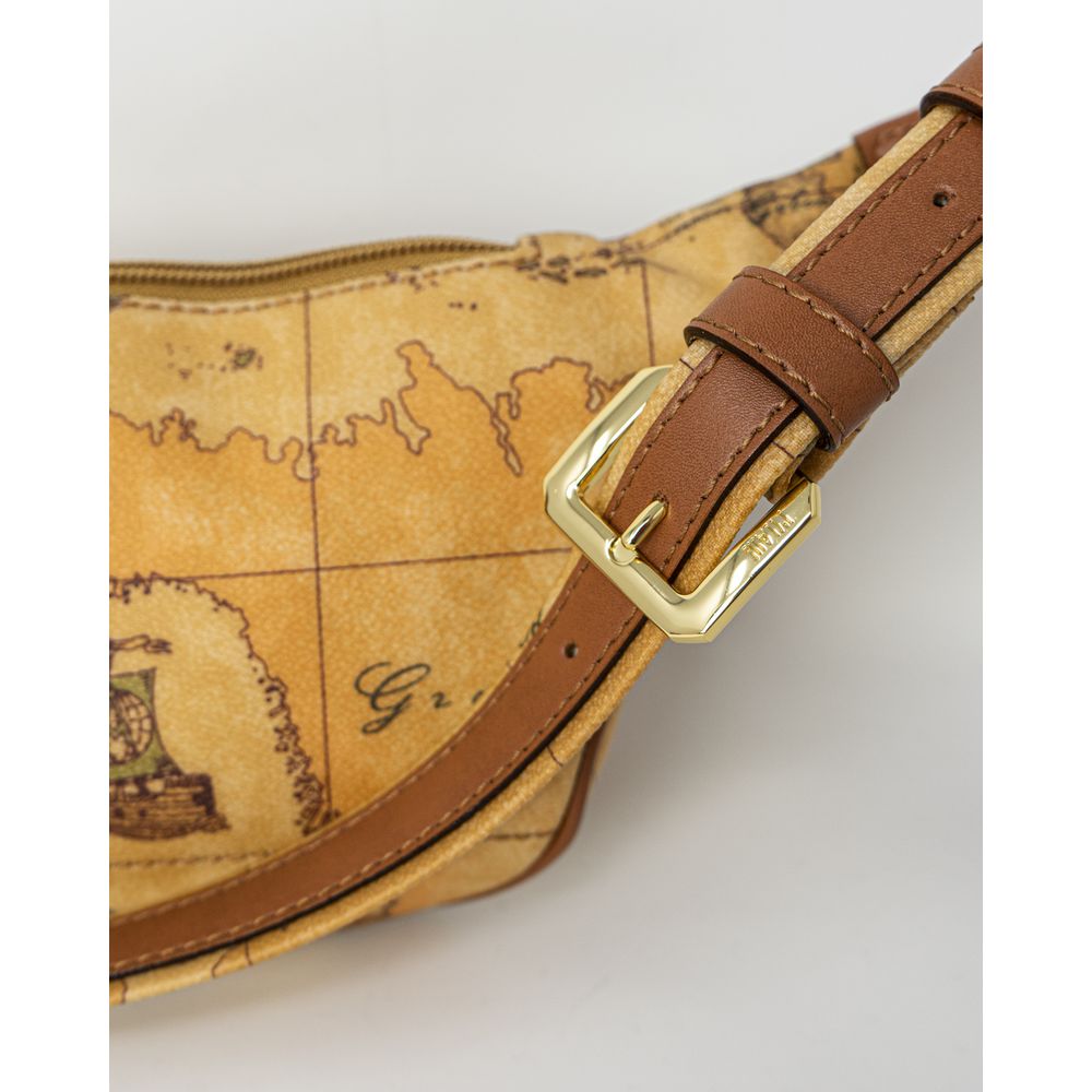 Alviero Martini Prima Classe Beige Leather Belt Bag
