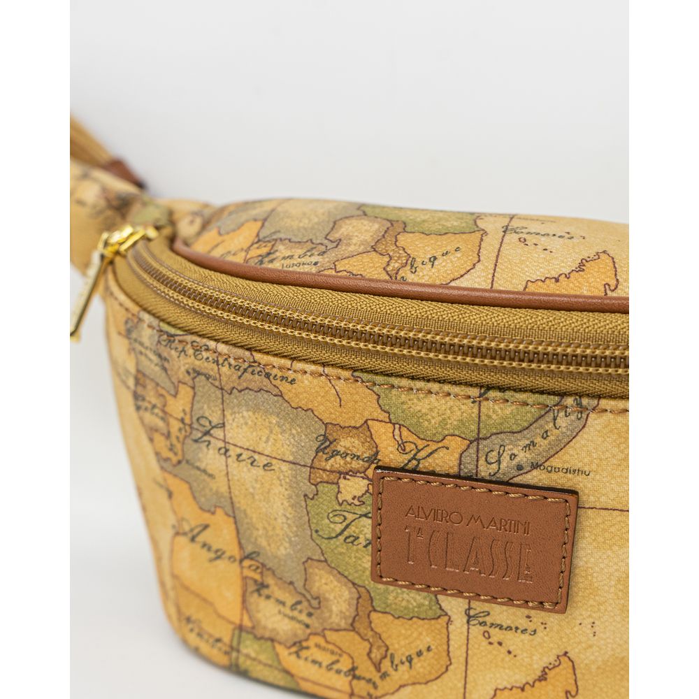 Alviero Martini Prima Classe Beige Leather Belt Bag