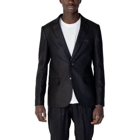 Antony Morato Black Linen Blazer