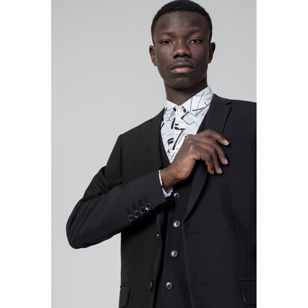 Antony Morato Black Polyester Blazer