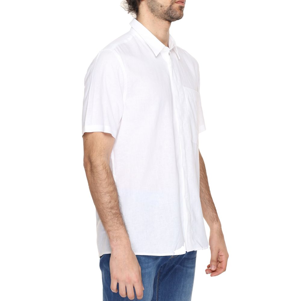 Antony Morato White Linen Shortsleeve