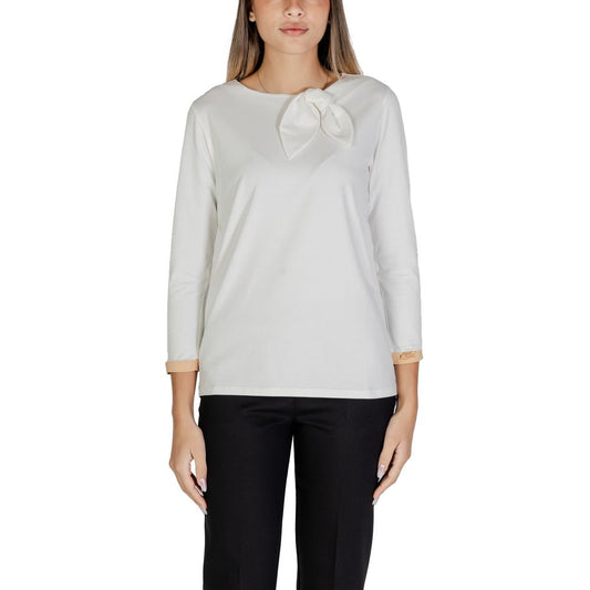 Alviero Martini Prima Classe White Cotton Long Sleeve