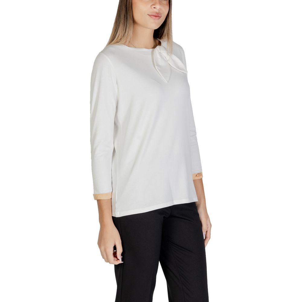 Alviero Martini Prima Classe White Cotton Long Sleeve