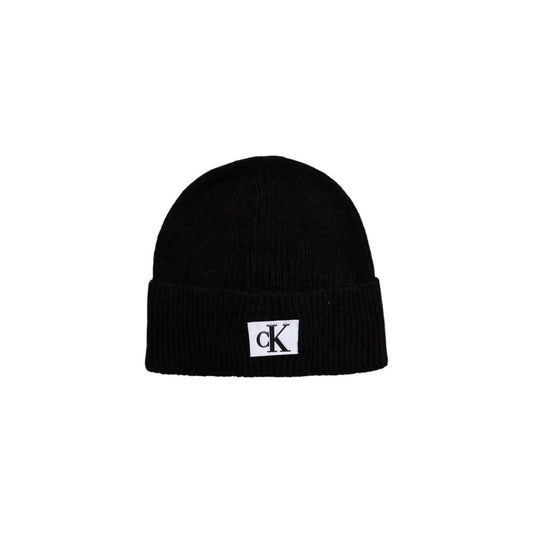 Calvin Klein Jeans Black Marabou Caps Baseball Hat