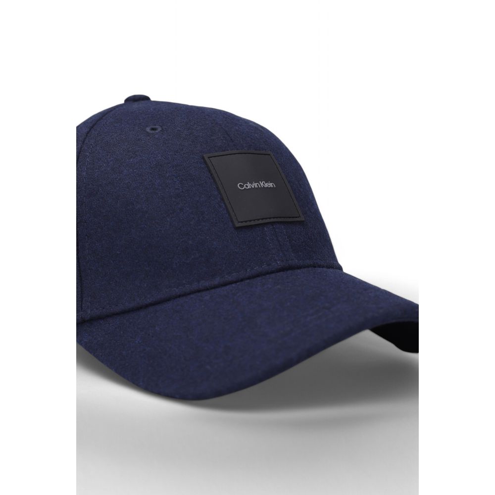 Calvin Klein Blue Wool Caps Baseball Hat