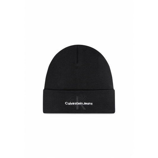 Calvin Klein Jeans Black Organic Cotton Caps Baseball Hat