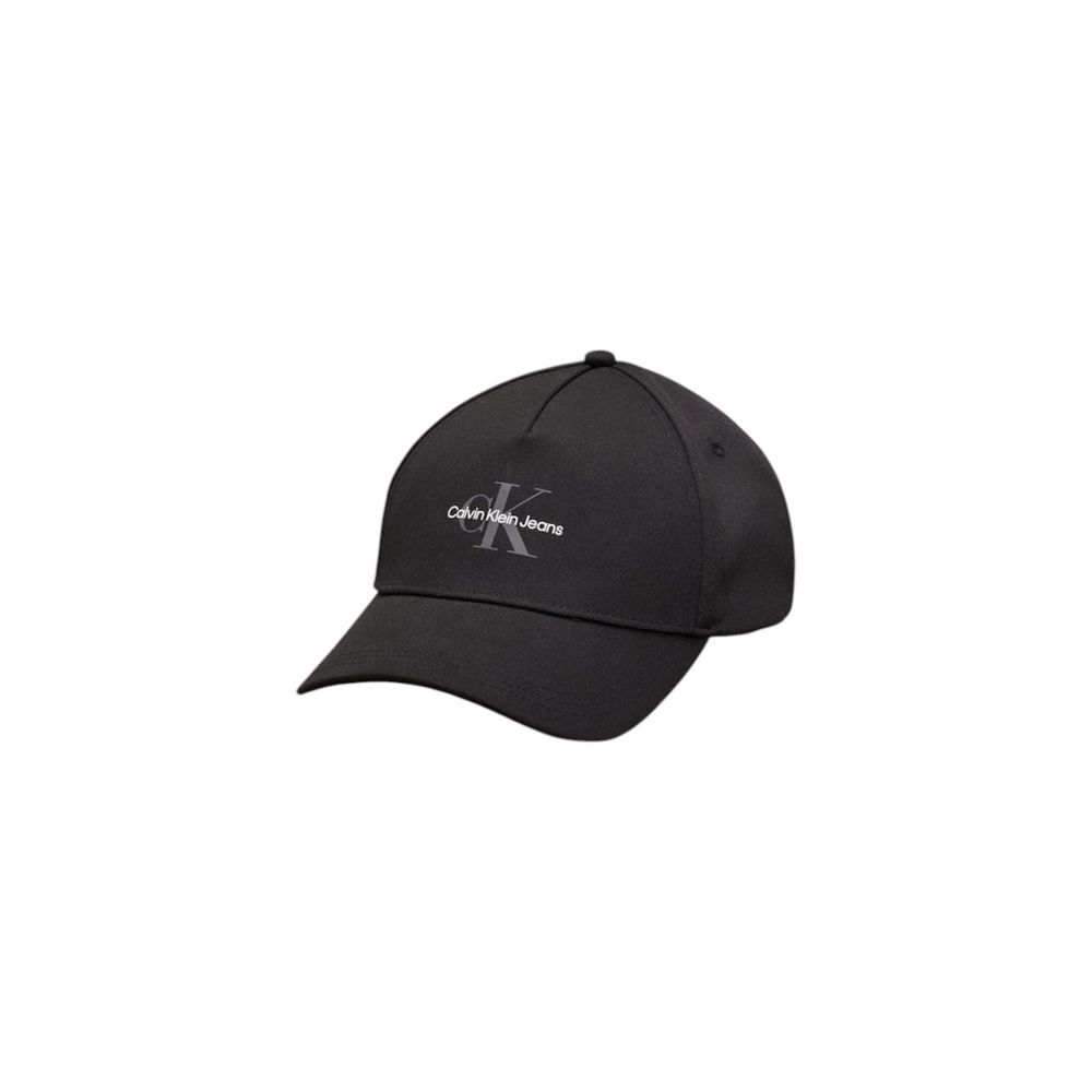 Calvin Klein Jeans Black Recycled Polyester Caps Baseball Hat