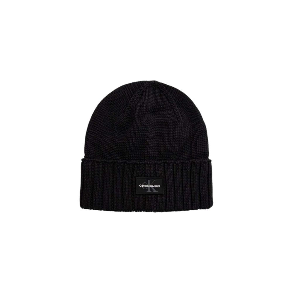 Calvin Klein Jeans Black Cotton Caps Baseball Hat