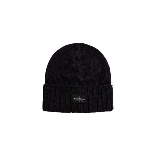 Calvin Klein Jeans Black Cotton Caps Baseball Hat