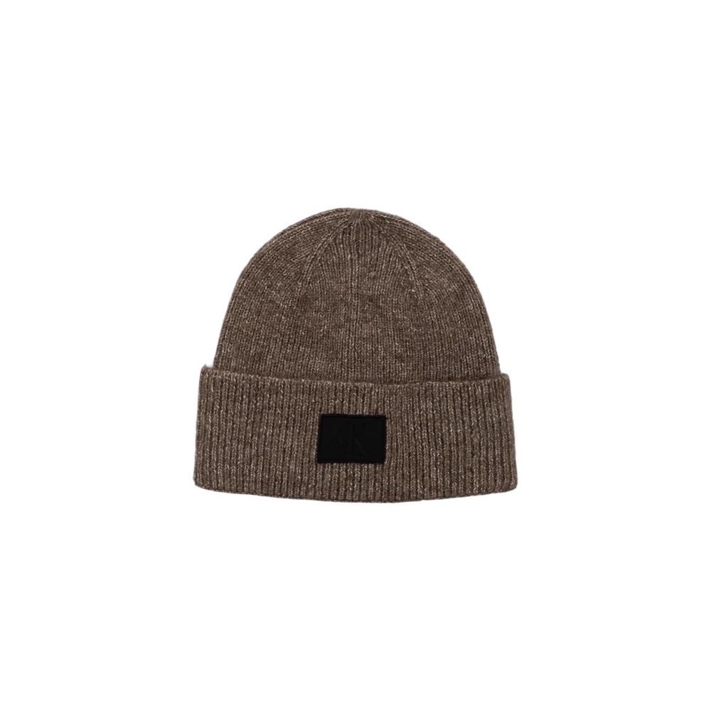 Calvin Klein Jeans Brown Marabou Caps Baseball Hat