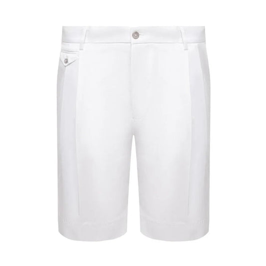 Dolce & Gabbana White Cotton Short
