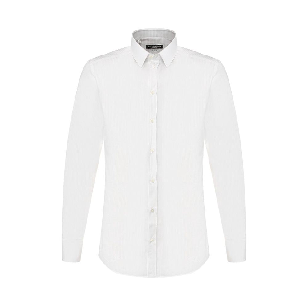 Dolce & Gabbana White Cotton Shirt