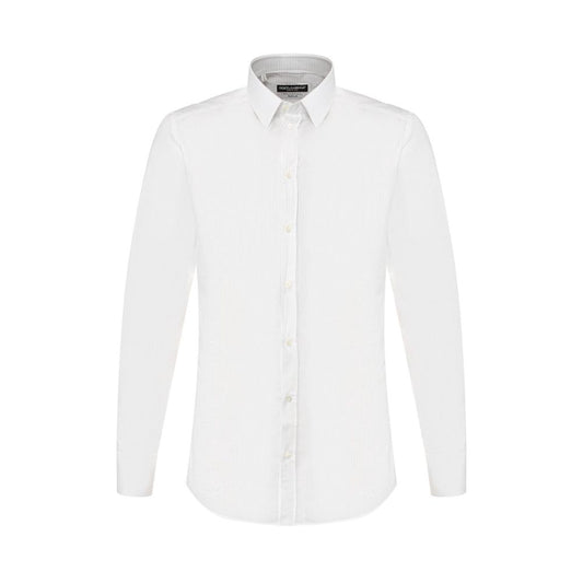 Dolce & Gabbana White Cotton Shirt