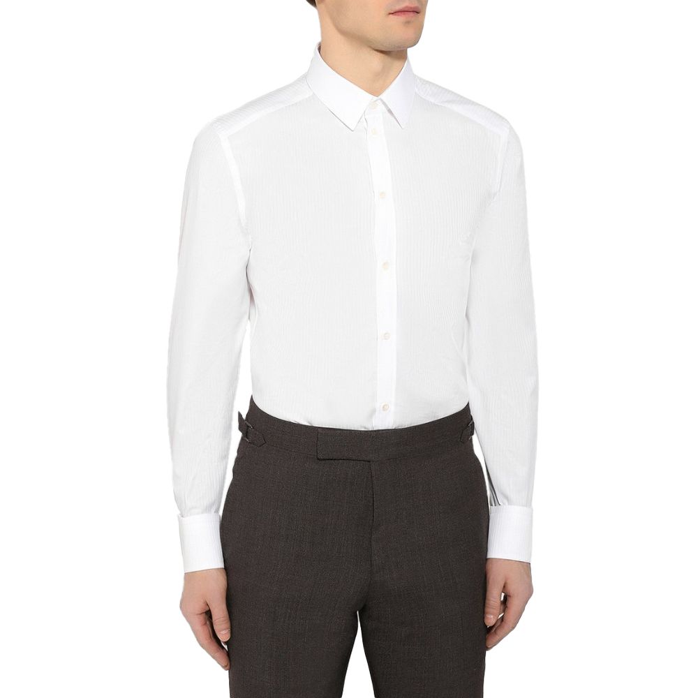 Dolce & Gabbana White Cotton Shirt
