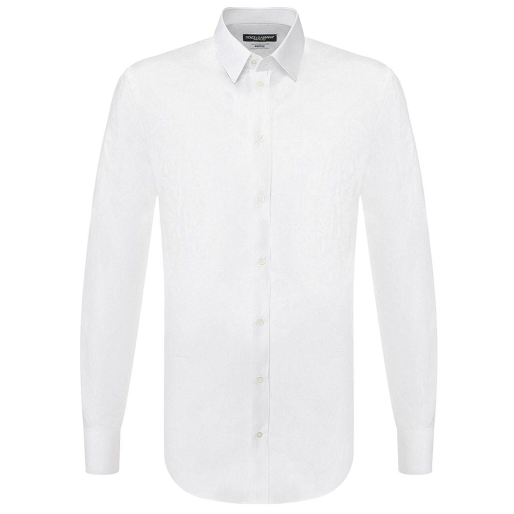 Dolce & Gabbana White Cotton Shirt