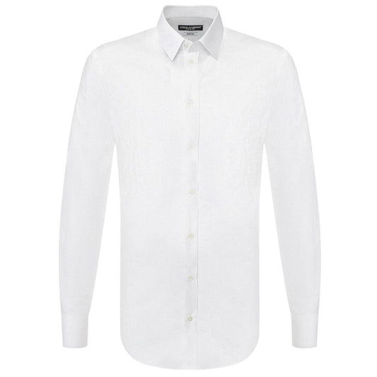 Dolce & Gabbana White Cotton Shirt