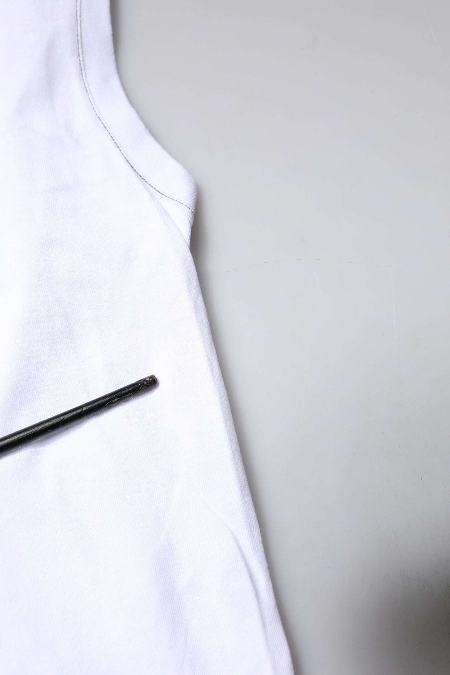 Dolce & Gabbana White Cotton Sleeveless Printed Tank T-shirt