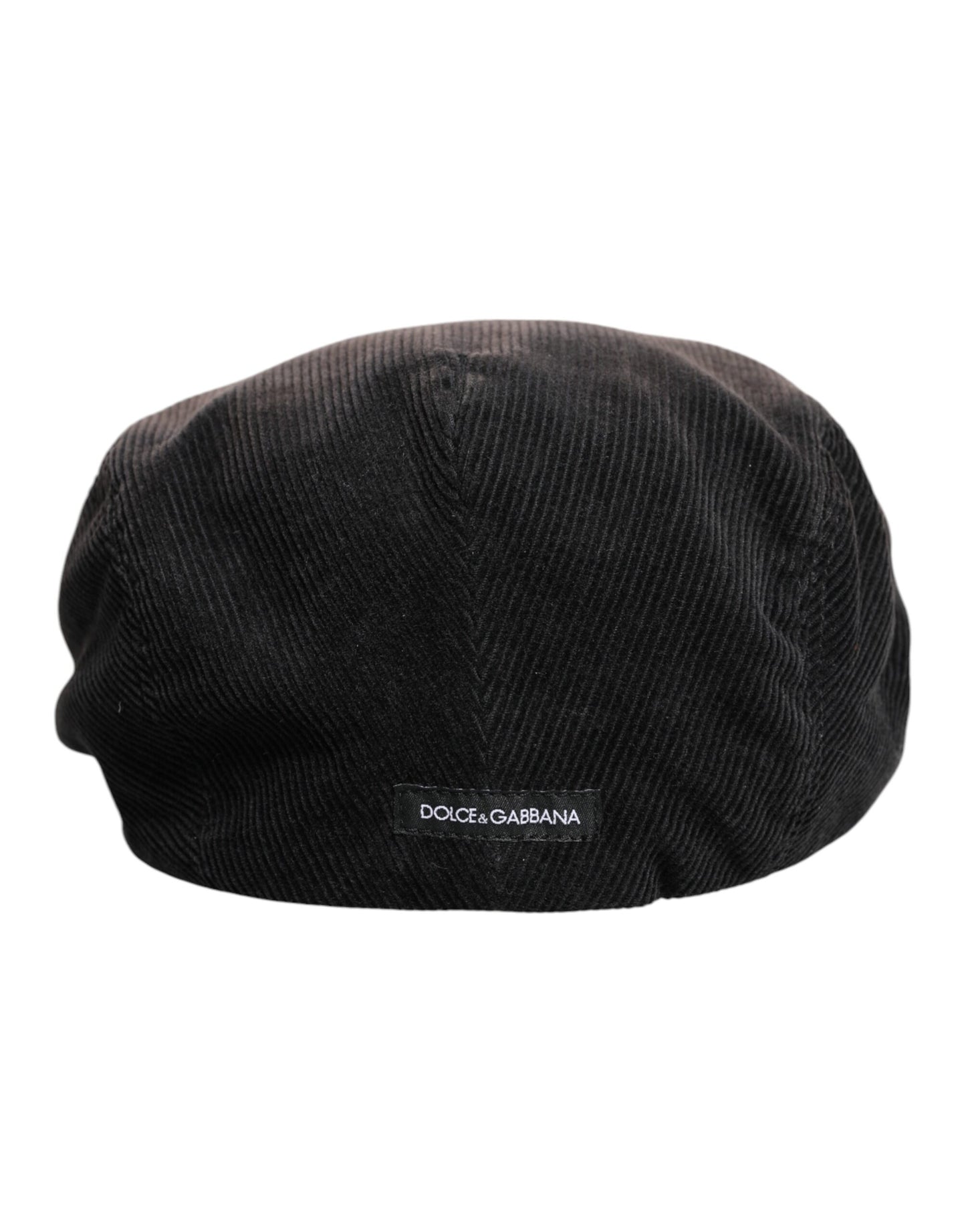 Dolce & Gabbana Brown Cotton Newsboy Capello Cabbie Hat