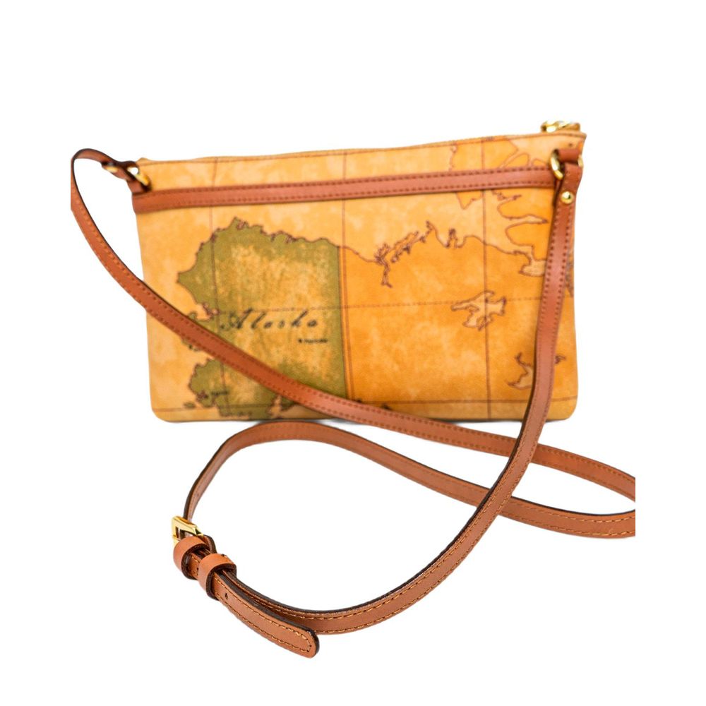 Alviero Martini Prima Classe Beige Leather Handbag