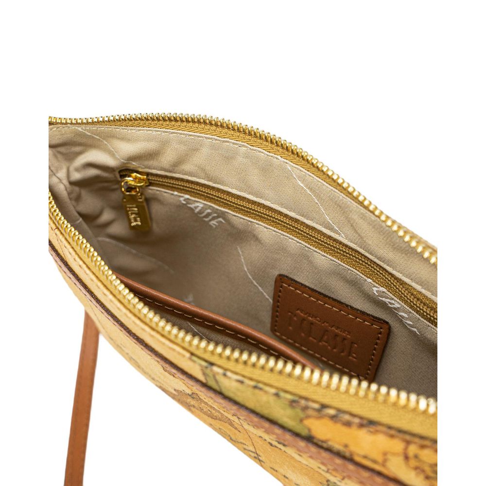 Alviero Martini Prima Classe Beige Leather Handbag