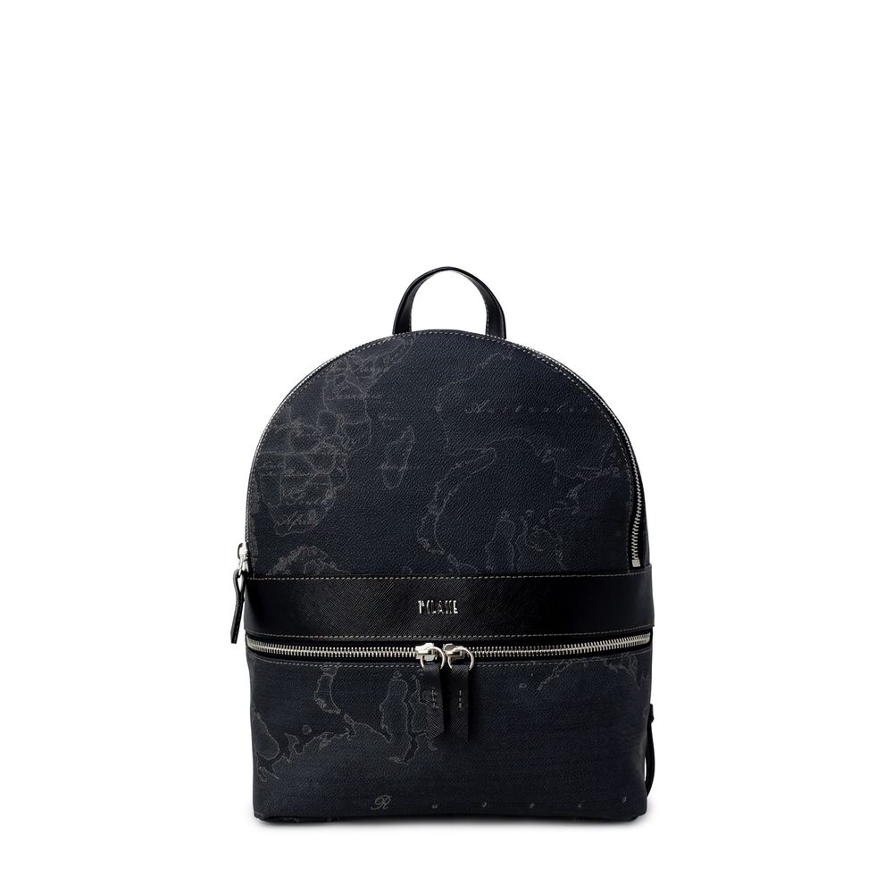 Alviero Martini Prima Classe Black Leather Backpack
